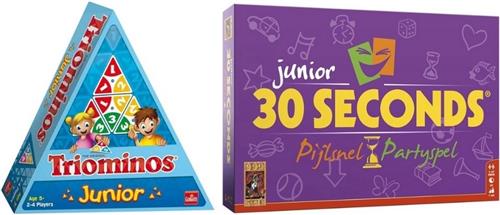 Spellenbundel - 2 Stuks - Triominos Junior & 30 seconds junior