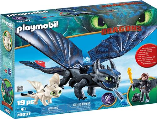 PLAYMOBIL Dragons Tandloos en Hikkie met Babydraak - 70037