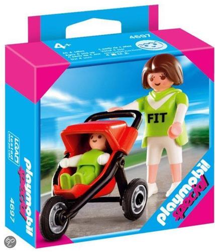 Playmobil Moeder Met Buggy - 4697