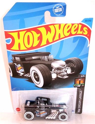 HOT WHEELS BONE SHAKER 60/250 1:64 BLACK