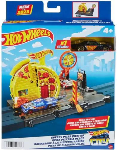 Hot Wheels City Explorer Speedy Pizza Pick-Ups - Inclusief voertuig