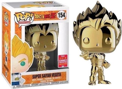 Funko Pop! Animation: DragonBall Z - Super Saiyan Vegeta Chrome #154 Summer Limited Edition