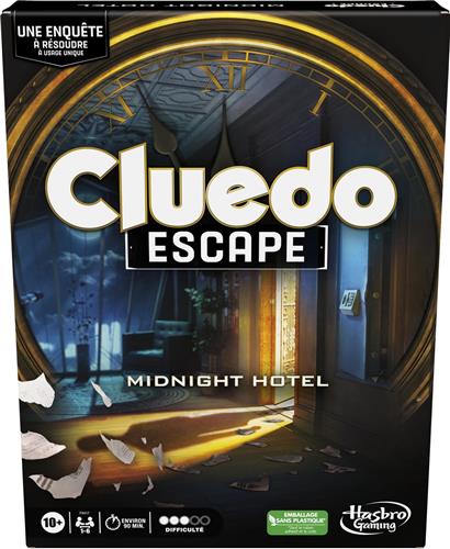 Hasbro Gaming F6417 Cluedo Escape 90 min Bordspel Detective