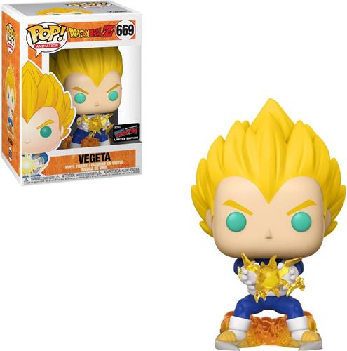 Funko Pop! Animation: Dragon Ball Z - Vegeta 2019 Fall Convention Exclusive #669 Vaulted