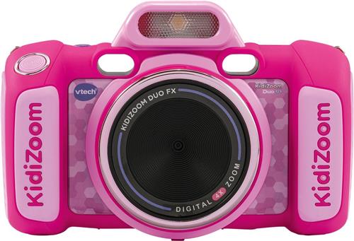 VTech KidiZoom Duo FX Kindercamera - Interactief Speelgoed - Foto's en Video's Maken - Speelgoed vanaf 4 Jaar - Roze