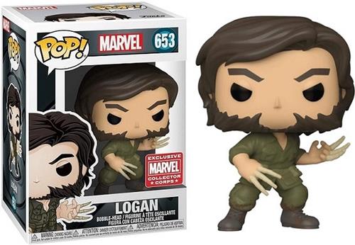 Funko Pop! Marvel: X-Men Logan #653 (Collector Corps Exclusive) [Condition: 7.5/10]