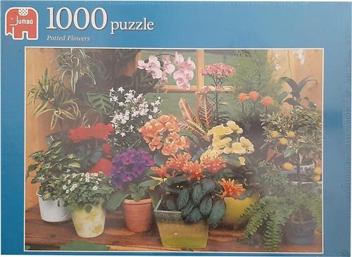 Jumbo Puzzel Potted Flowers - Legpuzzel - 1000 stukjes