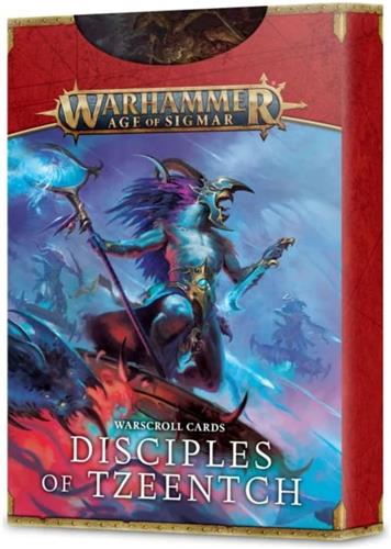 Warscroll cards - Disciples of Tzeentch