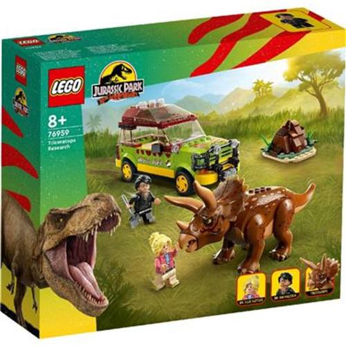 LEGO Jurassic World Jurassic Park Triceratops onderzoek Dinosaurus Speelgoed - 76959