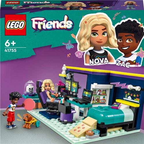 LEGO Friends Nova's kamer Speelgoed Set met Minipoppetjes en Huisdier - 41755