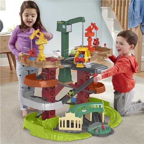 thomas and friends trains and cranes super tower