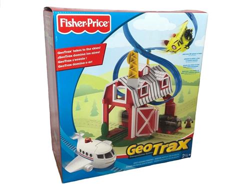 Fisher-Price GEO TRAX Blast-Through Barn met GeoAir uitbreidingsbaan