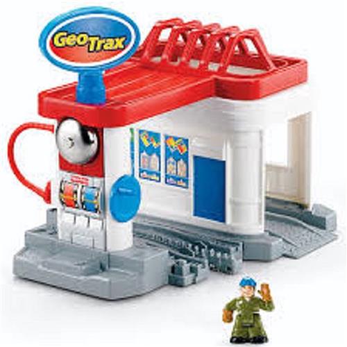 GEO TRAX pomphuisje - Fisher price - Tanken en rijden maar!