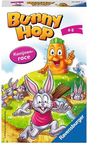 Ravensburger Bunny Hop Konijnenrace - Pocketspel