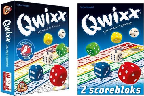 Spellenbundel - 2 stuks - Dobbelspel - Qwixx & 2 extra scorebloks