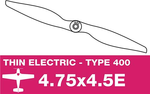 APC - Electro propeller - 400 klasse - 4.75X4.5E