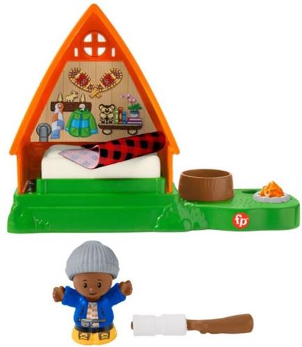 Fisher Price Little People Speelset - Boshuisje/Slaapkamer Inclusief Poppetje