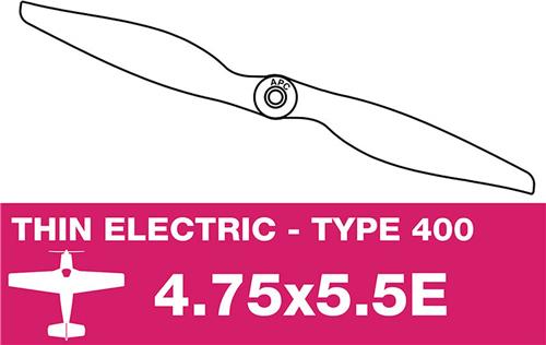 APC - Electro propeller - 400 klasse - 4.75X5.5E