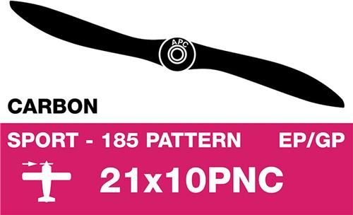 APC - Sport propeller - Carbon - smal - EP/GP - 21X10PNC