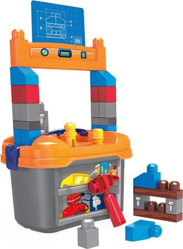 Mega Bloks Lil' Bouw Werkbankje Bouwset