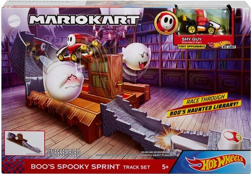 Hot Wheels Mario Kart Nemesis Track Set Boo Spooky Spirit