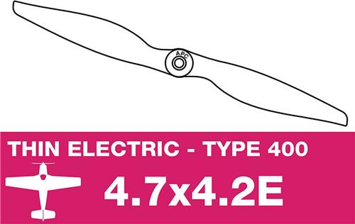 APC - Electro propeller - 400 klasse - 4.7X4.2E