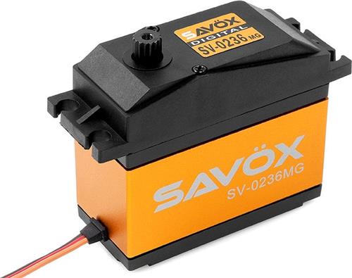 Savox - Servo - SV-0236MG - Digital - High Voltage - DC Motor - Metaal tandwielen