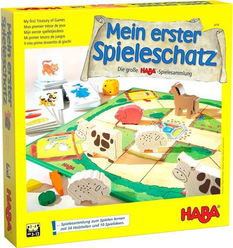 Haba Spellendoos Spelletjes vanaf 3 jaar 10 spellen in 1 doos