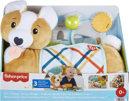 Fisher-Price 3-in-1 Puppy Tummy Wedge - Baby Speelgoed