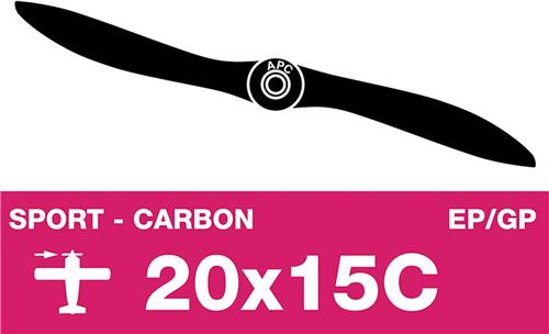 APC - Sport propeller - Carbon - EP/GP - 20X15C