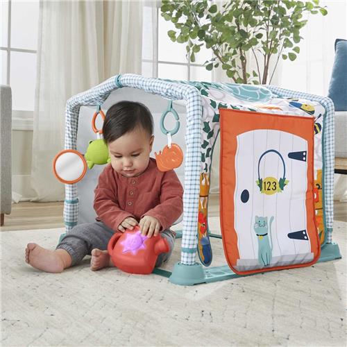 Fisher-Price 3-in-1 Kruipen en Spelen Activiteitenspeelmat - Babygym Baby Speelgoed