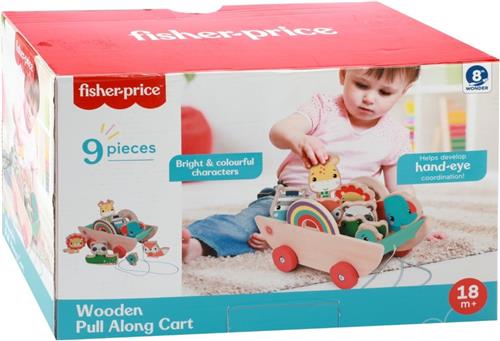 Fisher Price Houten Trekkar met Dieren