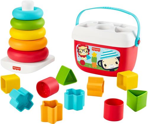 Fisher Price Rock-a-Stack & Babys First Blocks Gift Set