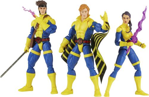 X-Men 60th Anniversary Marvel Legends Action Figure 3-Pack Gambit, Marvel's Banshee, Psylocke 15 cm