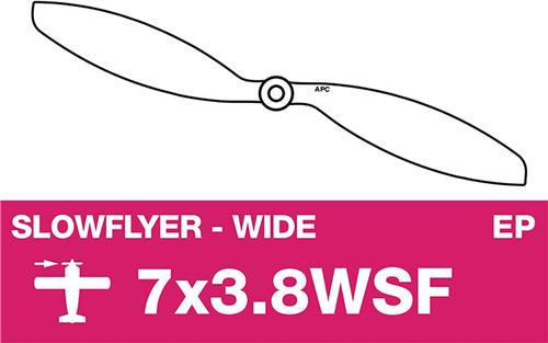 APC - Slowflyer propeller - 7X3.8WSF