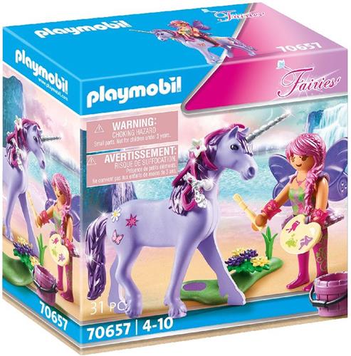 PLAYMOBIL Fairies Eenhoorn met decoratieve fee - 70657