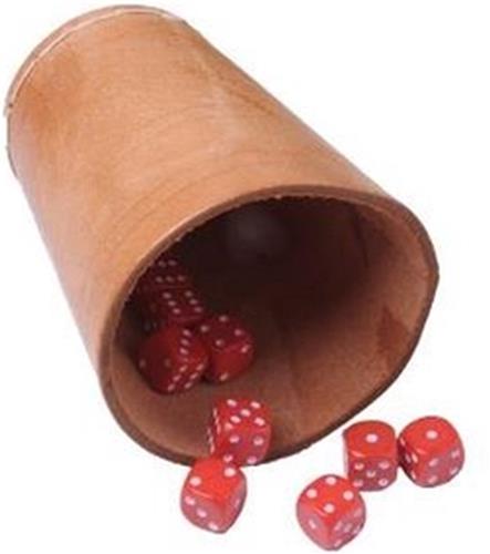 Longfield Games Pokerbeker Leder 10 cm