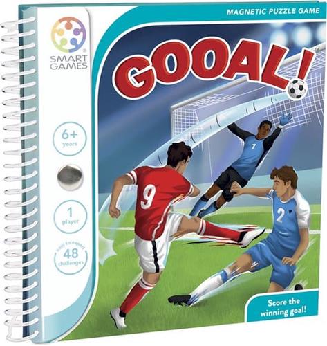 SmartGames - Gooal! - magnetisch reisspel met 48 opdrachten - Voetballen