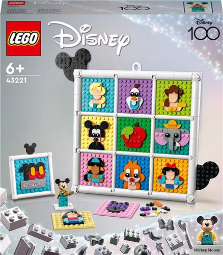 LEGO Disney 100 Jaar Disney Animatiefiguren Mozaïek Knutselset - 43221