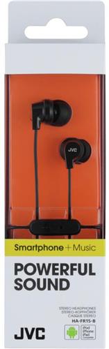 JVC HA-FR15-B-EF - In-ear hoofdtelefoon met afstandsbediening en microfoon - Zwart