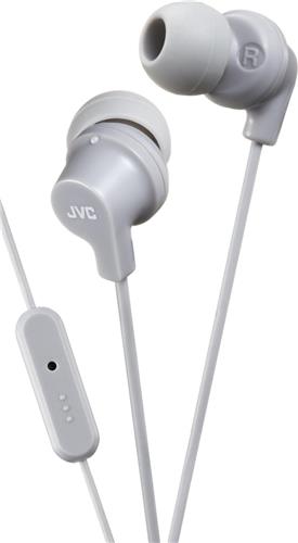 JVC HA-FR15-H-E - In-ear hoofdtelefoon met afstandsbediening en microfoon - Licht Grijs