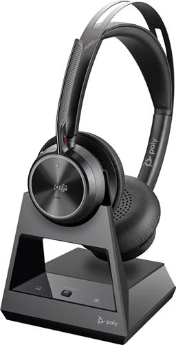 POLY Voyager Focus 2-M Microsoft Teams Certified Headset met oplaadstatief