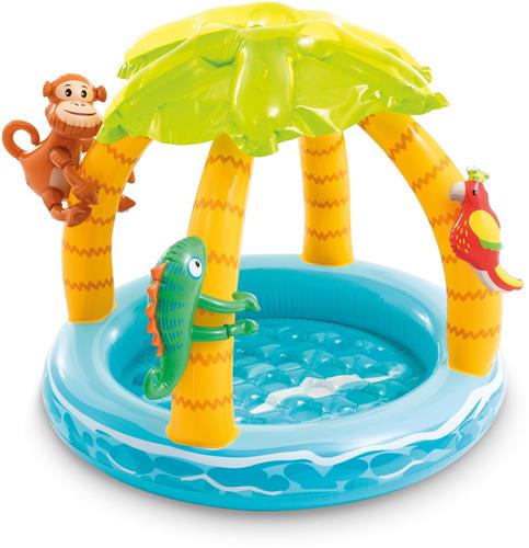 Intex Tropical Island Baby Pool - Opblaaszwembad - Ø 102 x 86 cm