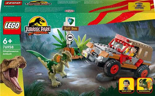 LEGO Jurassic World Dilophosaurus Hinderlaag Dinosaurus Speelgoed - 76958