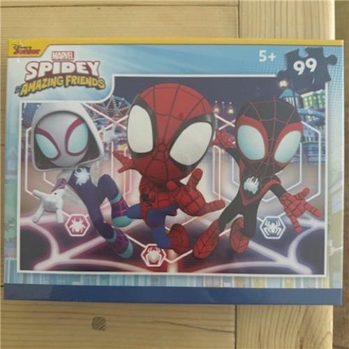 Spiderman Puzzel 99 stuks - Spidey And Amazing Friends Puzzel - Spiderman Puzzel 99 pieces