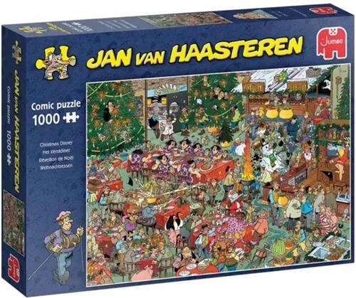 Jan van Haasteren  Het Kerstdiner Puzzel 1000 Stukjes