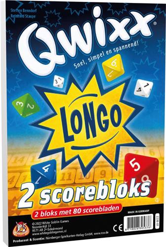 White Goblin Games Qwixx longo 2 scorebloks - Dobbelspel