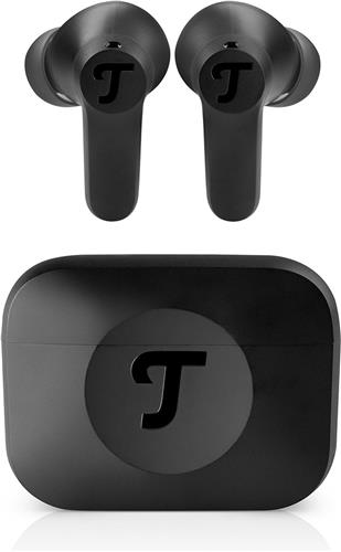 Teufel AIRY TWS 2 - In-ear bluetooth koptelefoon, actieve noise cancelling, draadloze oortjes met oplaadcase , night black