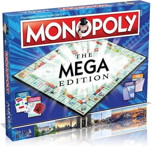 Monopoly Mega editie - ultra uitgebreide editie - met wolkenkrabbers