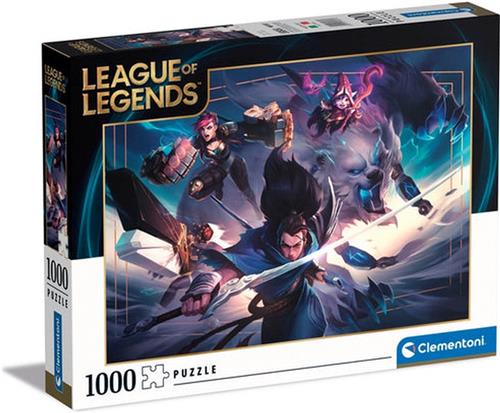 Clementoni - Puzzel 1000 Stukjes League of Legends, Puzzel Voor Volwassenen en Kinderen, 14-99 jaar, 39669